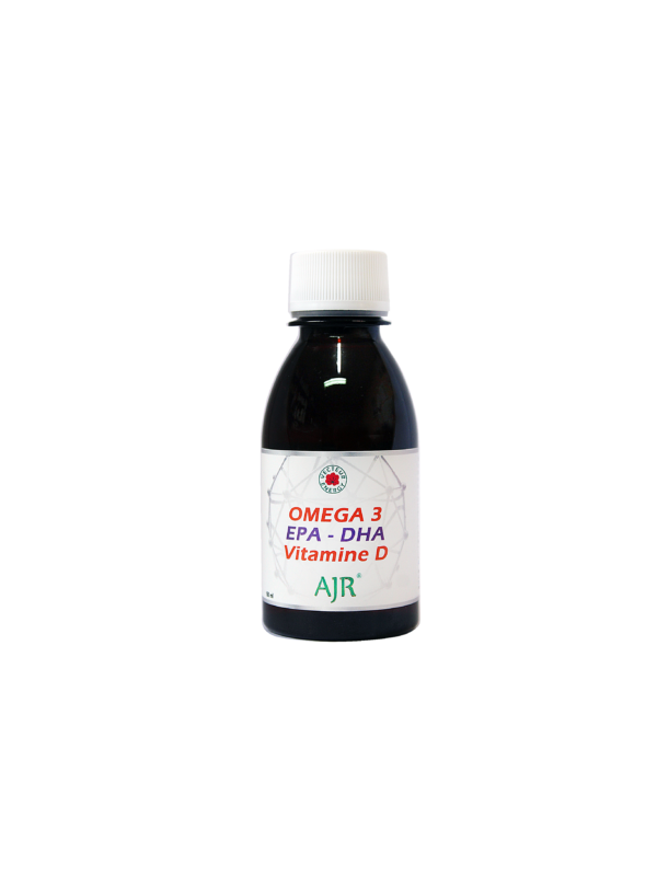 AJR Omega 3-6 Riche en Vitamines D-E 150 ml